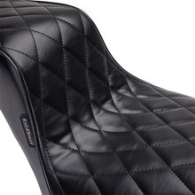 Load image into Gallery viewer, Le Pera Cherokee Seat - Diamond - Black - FX/FL '18-'23 LY-020DM - Side View