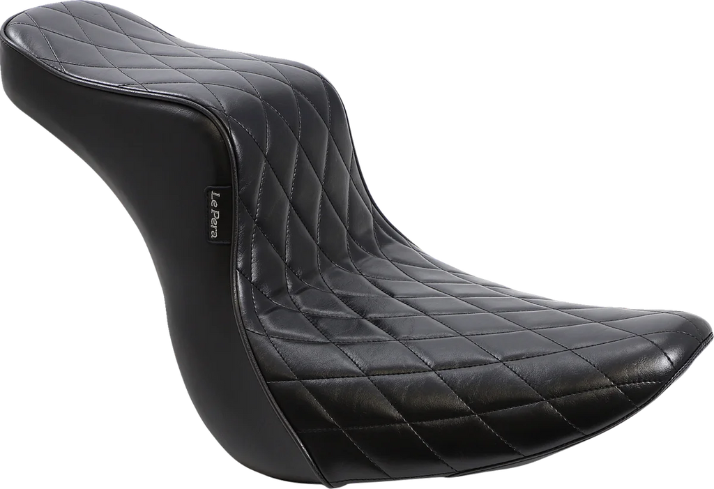 Le Pera Cherokee Seat - Diamond - Black - Softail '18-'23 LYR-020DM - Main Product View
