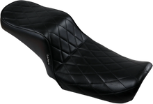 Load image into Gallery viewer, Le Pera Cherokee Seat - Diamond Pleated - Black - FL/FX '06-'17 LK-021DM - Main Product View