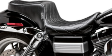 Load image into Gallery viewer, Le Pera Cherokee Seat - Diamond Pleated - Black - FXDWG &#39;96-&#39;03 LN-023DM - Main Product View