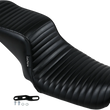 Load image into Gallery viewer, Le Pera Cherokee Seat - Pleated - Black - FL/FX '06-'17 LK-021PT - Side View