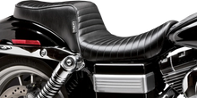 Load image into Gallery viewer, Le Pera Cherokee Seat - Pleated - Black - FL/FX '06-'17 LK-021PT - Back View