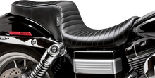 Load image into Gallery viewer, Le Pera Cherokee Seat - Pleated - Black - FXDWG &#39;96-&#39;03 LN-023PT - Main Product View