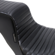 Load image into Gallery viewer, Le Pera Cherokee Seat - Pleated - Black - FX/FL '18-'23 LY-020PT - Back View