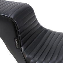 Load image into Gallery viewer, Le Pera Cherokee Seat - Pleated - Black - FX/FL '18-'23 LY-020PT - Back View