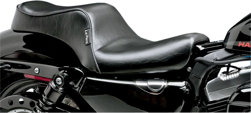 Le Pera Cherokee Seat - Pleated - Black - XL '04-'22 LK-026PT - Side View