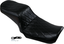Load image into Gallery viewer, Le Pera Cherokee Seat - Smooth - Black - FXD &#39;96-&#39;03 LN-021 - Side View