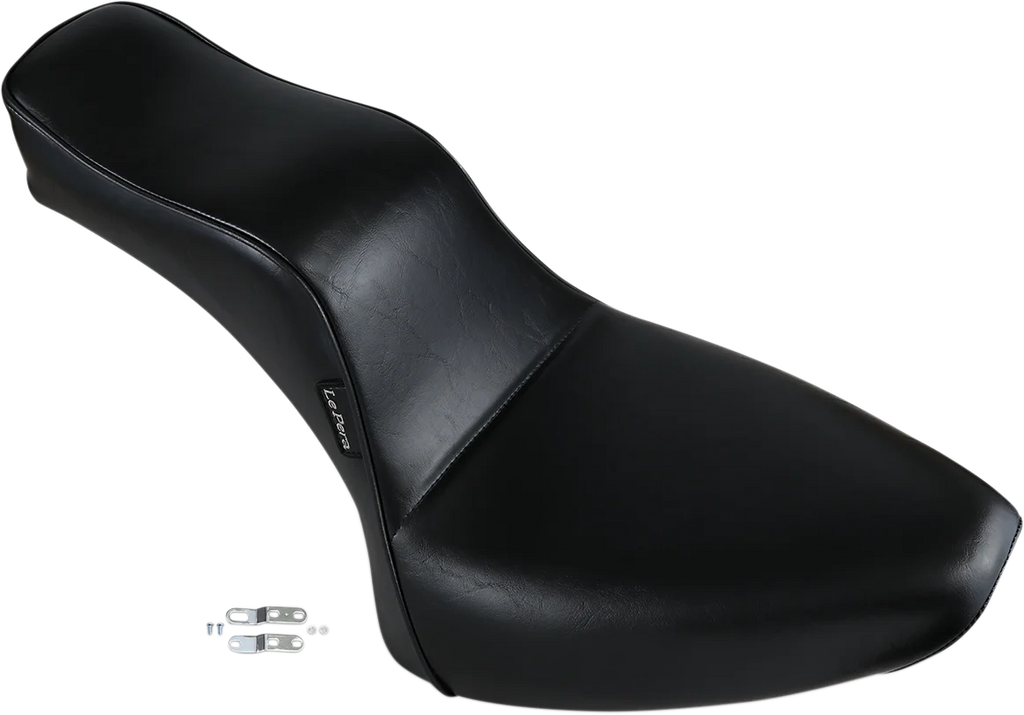 Le Pera Cherokee Seat - Smooth - Black - Softail '84-'99 LN-020 - Side View