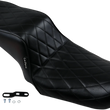 Load image into Gallery viewer, Le Pera Cherokee Seat - Smooth - Black - Wide Glide '04-'05 LF-023 - Side View