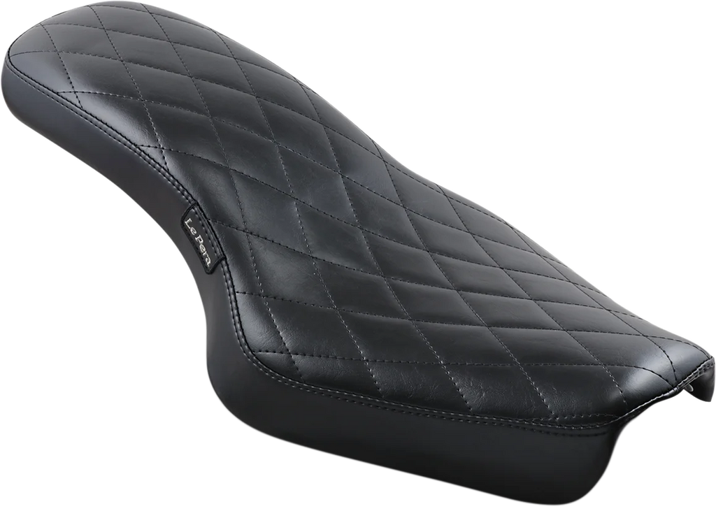 Le Pera Cobra Full-Length Seat - Diamond - Black - XL '04-'22 LK-076DM - Main Product View