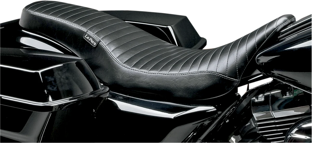 Le Pera Cobra Full-Length Seat - Pleated - Black - FL '08-'23 LK-079PT - Main Product View