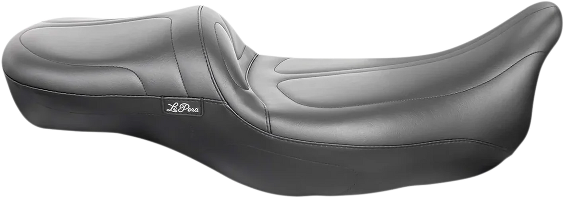 Le Pera Maverick Daddy Long Legs Seat - Black - Stitched - FL '08-'23 LK-957DLT - Side View