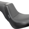 Load image into Gallery viewer, Le Pera Daytona 2-Up Seat - Without Backrest - Basketweave - Black - Softail '18-'23 LYR-543BW - Main Product View