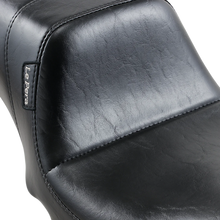 Load image into Gallery viewer, Le Pera Daytona 2-Up Seat - Without Backrest - Smooth - Black - Dyna '06-'17 LK-515 - Back View