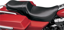 Load image into Gallery viewer, Le Pera Daytona 2-Up Seat - Without Backrest - Smooth - Black - FLHR '02-'07 LH-567RK - Main Product View