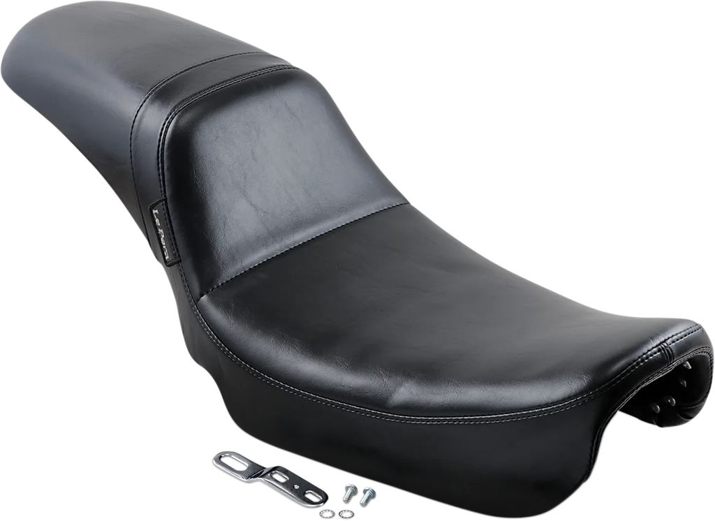 Le Pera Daytona Daddy Long Legs Seat - Black - Dyna '06-'17 LK-510DL - Main Product View