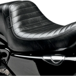 Load image into Gallery viewer, Le Pera Daytona Seat - Without Backrest - Pleated - Black - XL '04-'23 LK-542PT - Main Product View
