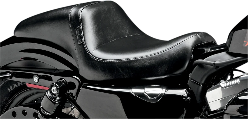 Le Pera Daytona Seat - Without Backrest - Smooth - Black - XL '04-'23 LK-542S - Main Product View