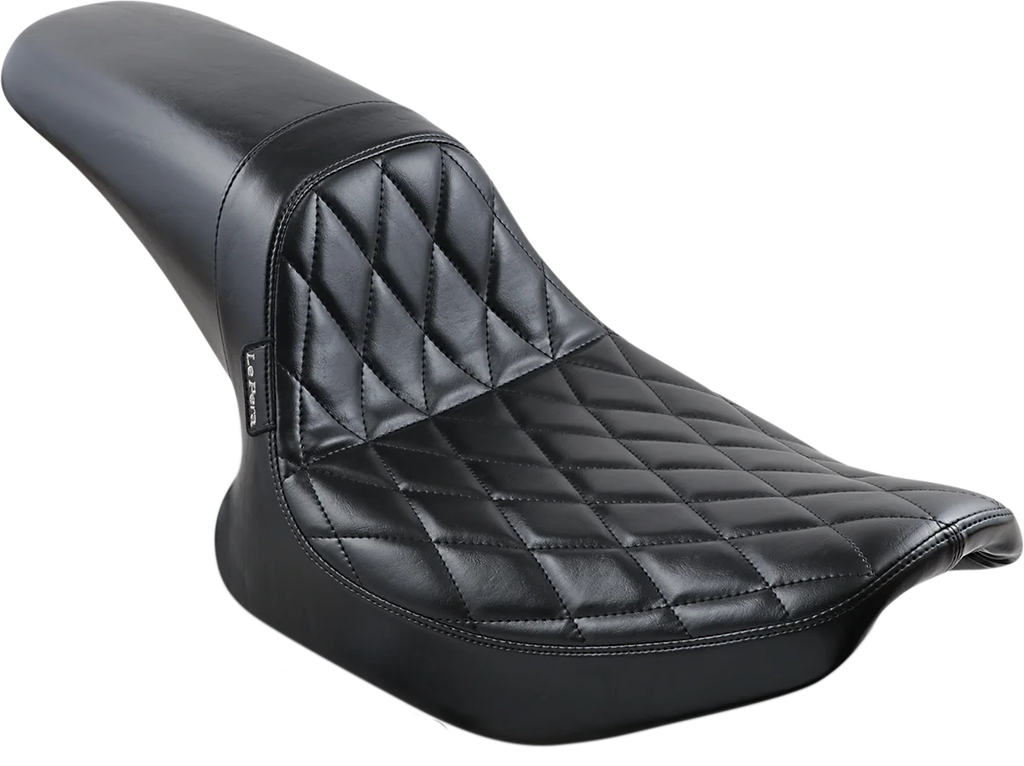 Le Pera Daytona Sport Seat - Diamond - Black - FXR '82-'00 L-541DM - Main Product View