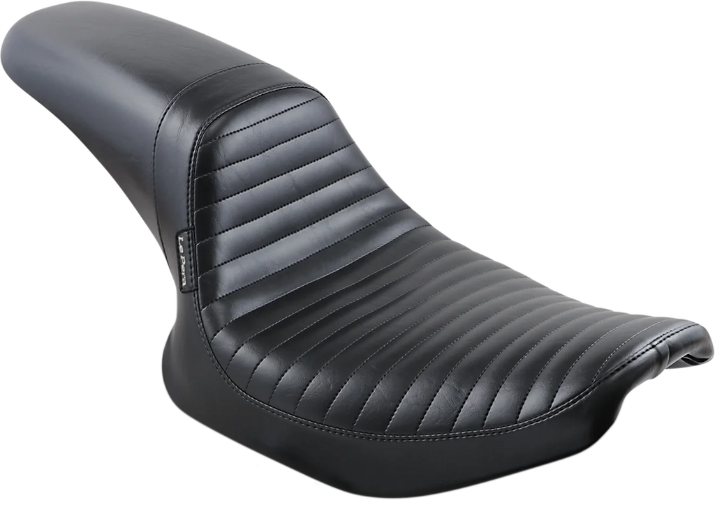 Le Pera Daytona Sport Seat - Pleated - Black - FXR '82-'00 L-541PT - Main Product View