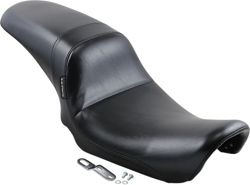 Le Pera Daytona Sport Seat - Smooth - Black - Dyna '06-'17 LK-510 - Side View