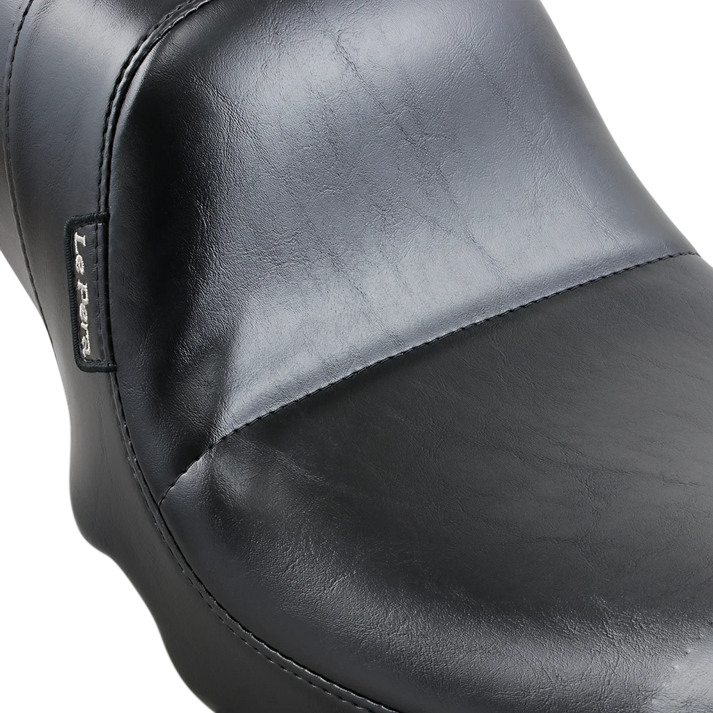 Le Pera Daytona Sport Seat - Smooth - Black - Dyna '06-'17 LK-510 - Back View