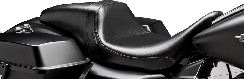 Le Pera Daytona Sport Seat - Smooth - Black - FL '08-'23 LK-557S - Main Product View
