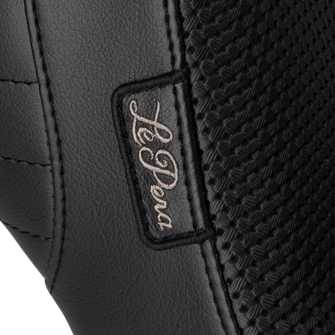 Le Pera Kickflip Daddy Long Legs Low Rider Seat - Basket Weave - Black - FL/FX '18-'24 LYR-590DLBW - Side View