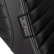 Load image into Gallery viewer, Le Pera Kickflip Daddy Long Legs Low Rider Seat - Pleated - Black - FL/FX '18-'24 LYR-590DLPT - Side View
