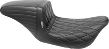 Load image into Gallery viewer, Le Pera Kickflip Daddy Long Legs Seat - Diamond - Black - FL '08-'23 LK-597DLDM - Main Product View