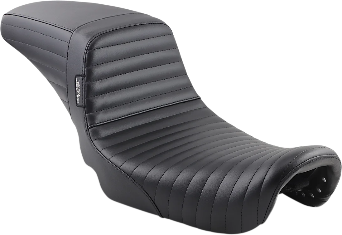 Le Pera Kickflip Daddy Long Legs Seat - Diamond w/ Gripp Tape - Black - FL '08-'23 LK-597DLDMGP - Side View