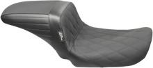 Load image into Gallery viewer, Le Pera Kickflip Daddy Long Legs Seat - Diamond w/ Gripp Tape - Black - FX '06-'17 LK-591DLDMGP - Main Product View