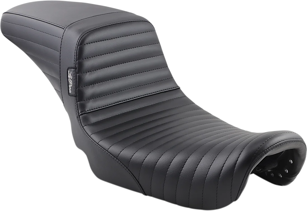 Le Pera Kickflip Daddy Long Legs Seat - Diamond w/ Gripp Tape - Black - FX '06-'17 LK-591DLDMGP - Side View