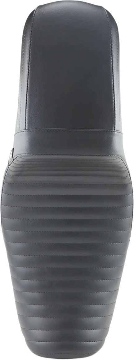 Le Pera Kickflip Daddy Long Legs Seat - Pleated - Black - FX '06-17 LK-591DLPT - Back View