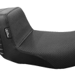 Load image into Gallery viewer, Le Pera Kickflip Seat - Basketweave - Black - FL '97-'07 LH-597BW - Main Product View