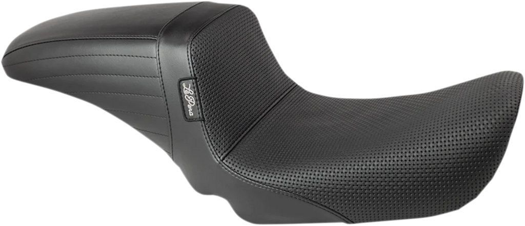 Le Pera Kickflip Seat - Basketweave - Black - FXD '04-'05 LF-591BW - Main Product View