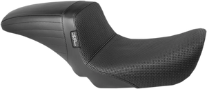 Le Pera Kickflip Seat - Basketweave - Black - FXD '06-'17 LK-591BW - Main Product View