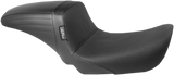 Le Pera Kickflip Seat - Basketweave - Black - FXD '06-'17 LK-591BW