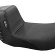 Load image into Gallery viewer, Le Pera Kickflip Seat - Basketweave - Black - FL '97-'07 LH-597BW - Main Product View