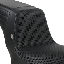 Load image into Gallery viewer, Le Pera Kickflip Seat - Basketweave - Black - Softail '18-'23 LYR-590BW - Side View