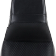 Load image into Gallery viewer, Le Pera Kickflip Seat - Basketweave - Black - Softail '18-'23 LYX-590BW - Back View