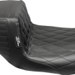 Load image into Gallery viewer, Le Pera Kickflip Seat - Diamond - Black - FL '97-'07 LH-597DM - Main Product View