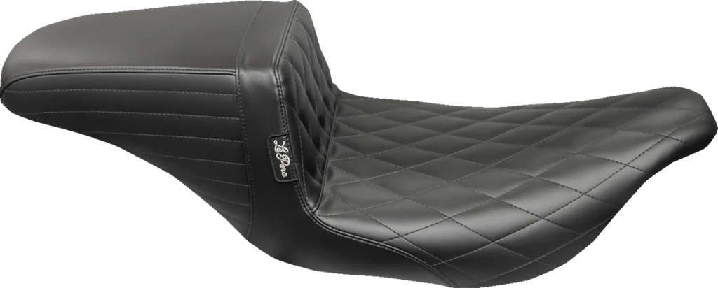 Le Pera Kickflip Seat - Diamond - Black - FL '97-'07 LH-597DM - Main Product View