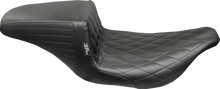 Load image into Gallery viewer, Le Pera Kickflip Seat - Diamond - Black - FL '97-'07 LH-597DM - Main Product View
