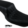 Load image into Gallery viewer, Le Pera Kickflip Seat - Diamond - Black - FXD '96-'03 LN-591DM - Side View