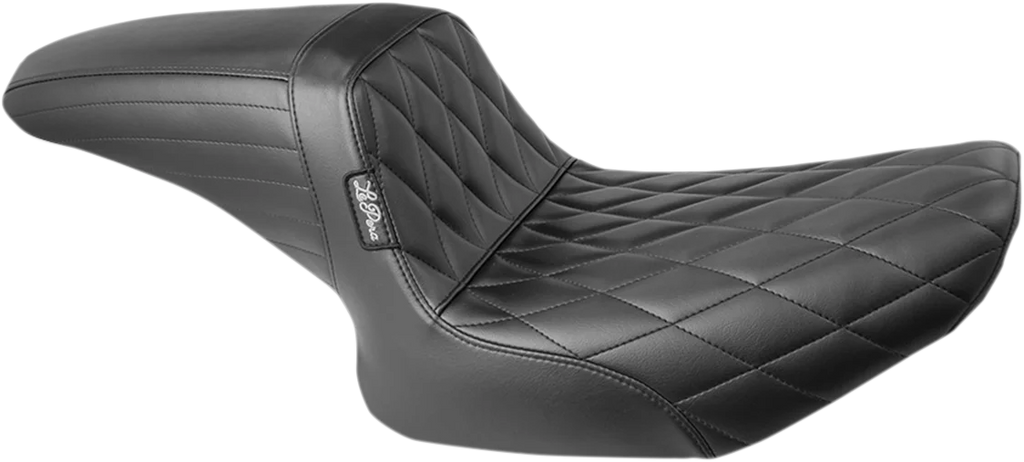 Le Pera Kickflip Seat - Diamond - Black - FXR '82-'94 L-598DM - Main Product View