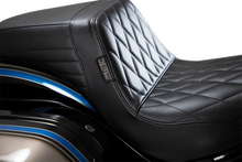 Load image into Gallery viewer, Le Pera Kickflip Seat - Diamond - Black - Softail '18-'23 LYR-590DM - Side View