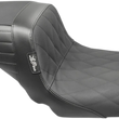 Load image into Gallery viewer, Le Pera Kickflip Seat - Diamond w/ Gripp Tape - Black - FXD '04-'05 LF-591DMGP - Main Product View
