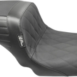 Load image into Gallery viewer, Le Pera Kickflip Seat - Diamond w/ Gripp Tape - Black - FXD '06-'17 LK-591DMGP - Main Product View