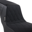 Load image into Gallery viewer, Le Pera Kickflip Seat - Diamond w/ Gripp Tape - Black - Softail '18-'23 LYX-590DMGP - Back View